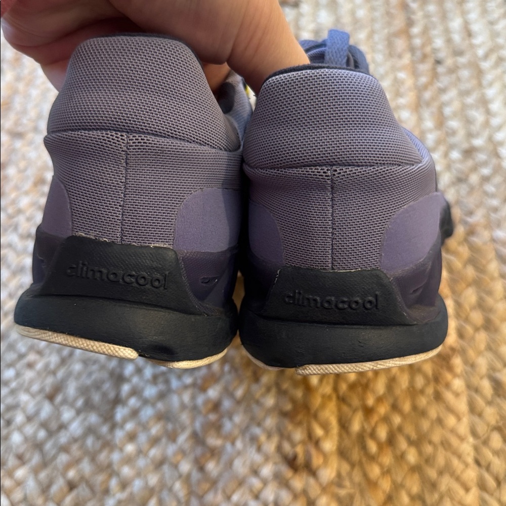 Adidas by Stella McCartney Purple and Black Sneakers with Yellow Accents - Picture 3 of 11